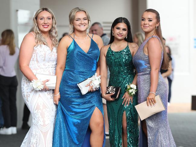 Brooklyn Lawley, Summer Starkey, Abisha Poudel and Tiarne Casey. Picture: Sue Graham