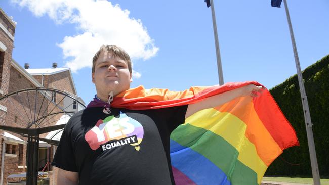 Toowoomba marriage equality campaigner Thomas Coyne.