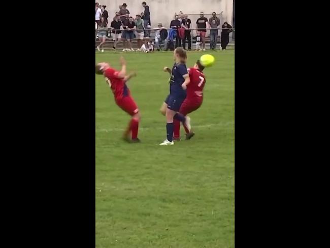Double falcon knocks down two players