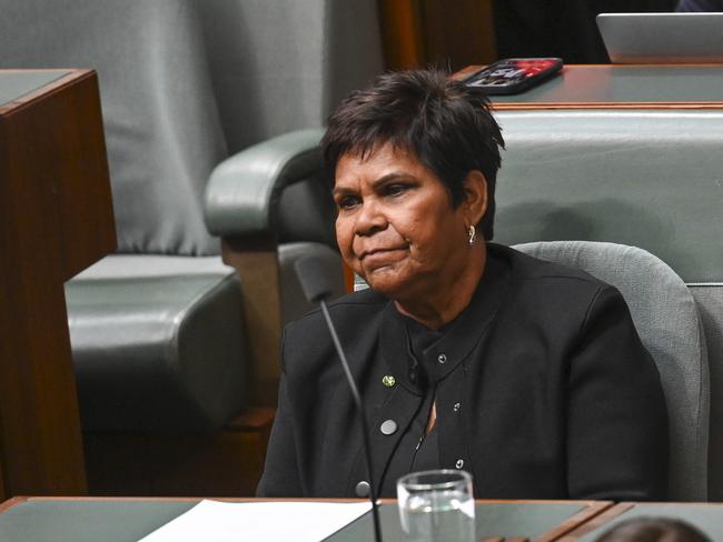 Marion Scrymgour MP during Question Time at Parliament House in Canberra. Picture: NewsWire / Martin Ollman