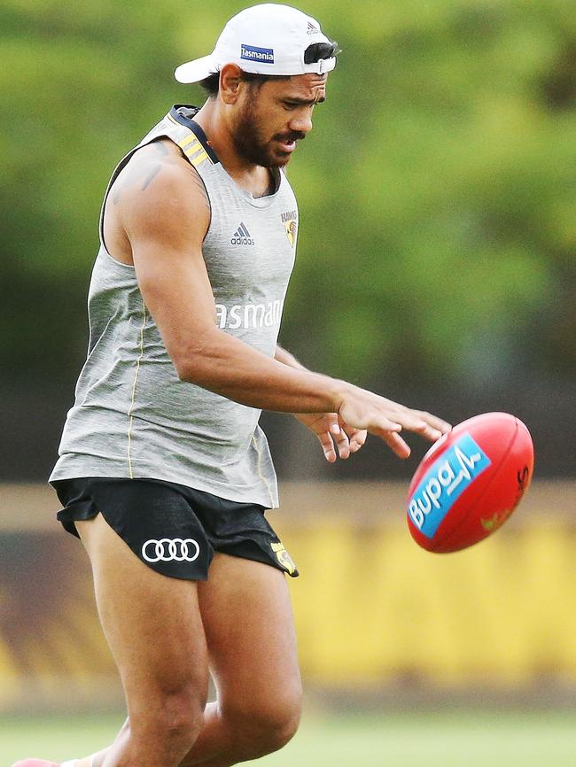 Cyril Rioli at Hawthorn training.