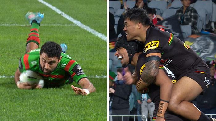 The Rabbitohs and Panthers are playing.