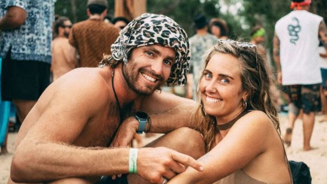 Elliot Foote and Steph Weisse were on a surfing holiday with friends when their boat capsized.