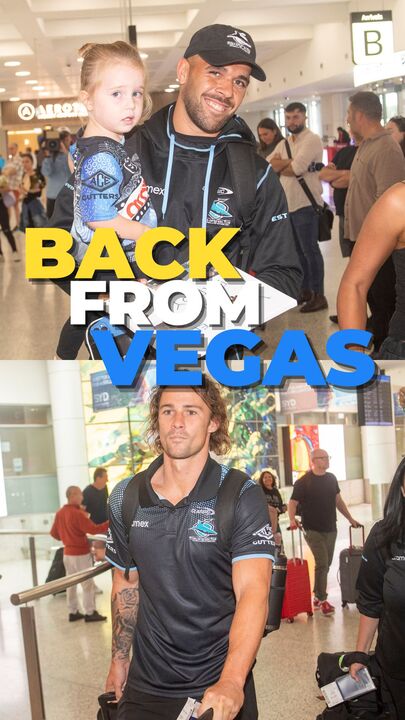 NRL players return home from Vegas