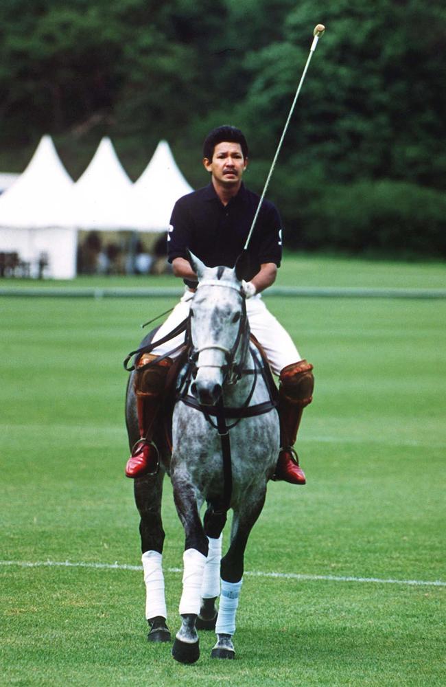 The polo playing playboy Prince Jefri in Cirencester, UK in 1997. Picture: David Hartley/REX.