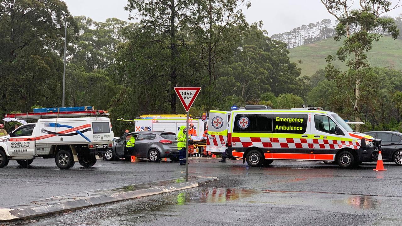 Coffs Harbour car crash causes major traffic delays | Daily Telegraph