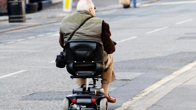 A 90-year-old ran over his elderly neighbour with his mobility scooter in a footpath fight. Generic picture: Getty