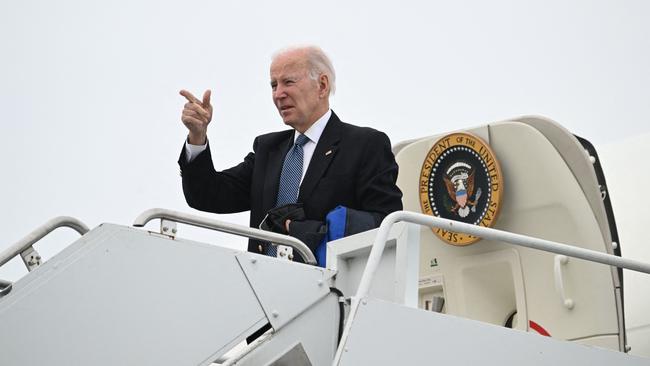 US President Joe Biden is leading a major manufacturing revolution. Picture: ANDREW CABALLERO-REYNOLDS / AFP