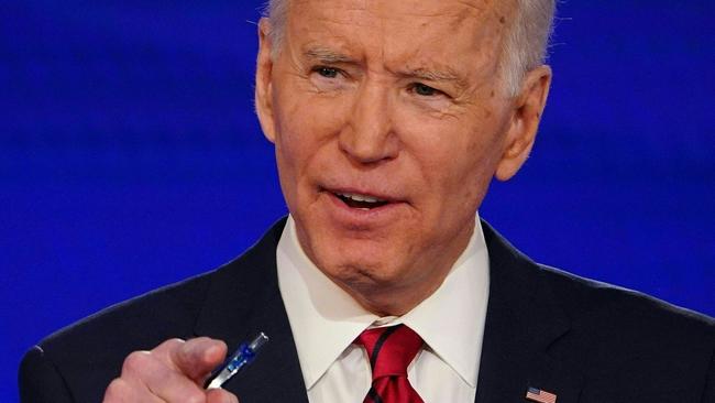 Democratic presidential candidate Joe Biden. Picture: AFP.