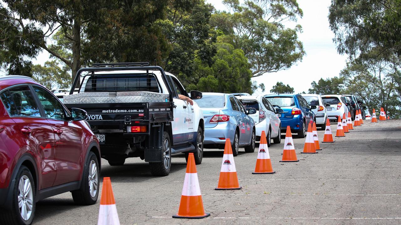 Huge demand for tests also mean it’s longer before Covid patients can be identified and dealt with. Picture: NCA NewsWire / Gaye Gerard