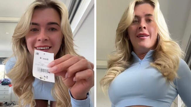 Influencer stuns with $29 Kmart outfit. Picture: TikTok/amymegna