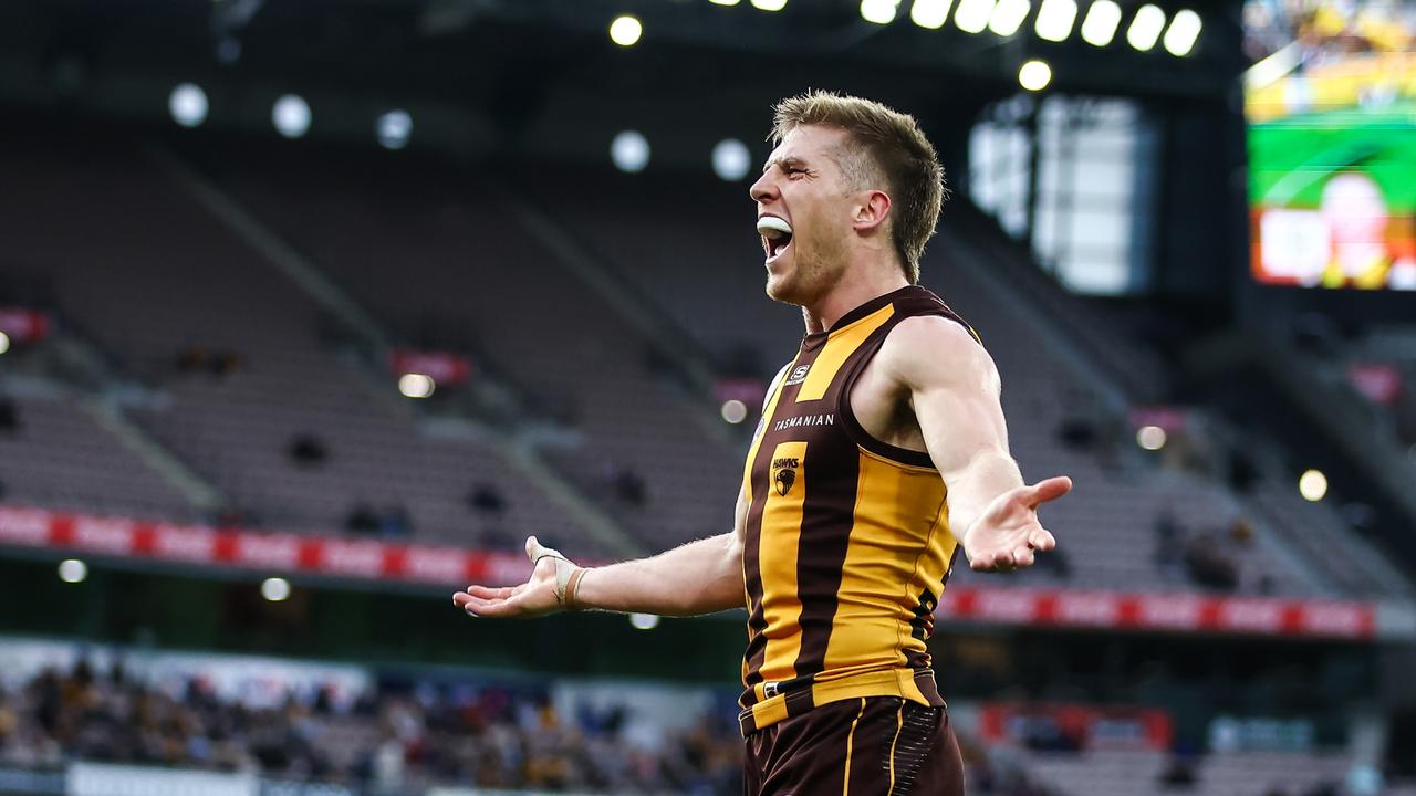 Dylan Moore definitely prefers winning. Picture: Dylan Burns/AFL Photos via Getty Images