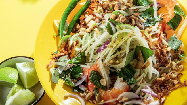 Flavours to the max. This salad is a Vietnamese winner. Photo: Mark Chew