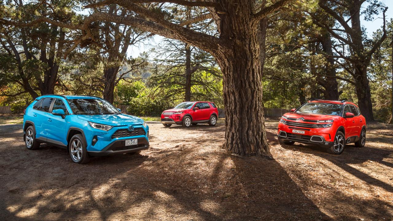 The Toyota RAV4, Land Rover Discovery Sport and Citroen C5 Aircross represent compelling options. Photos: Thomas Wielecki.