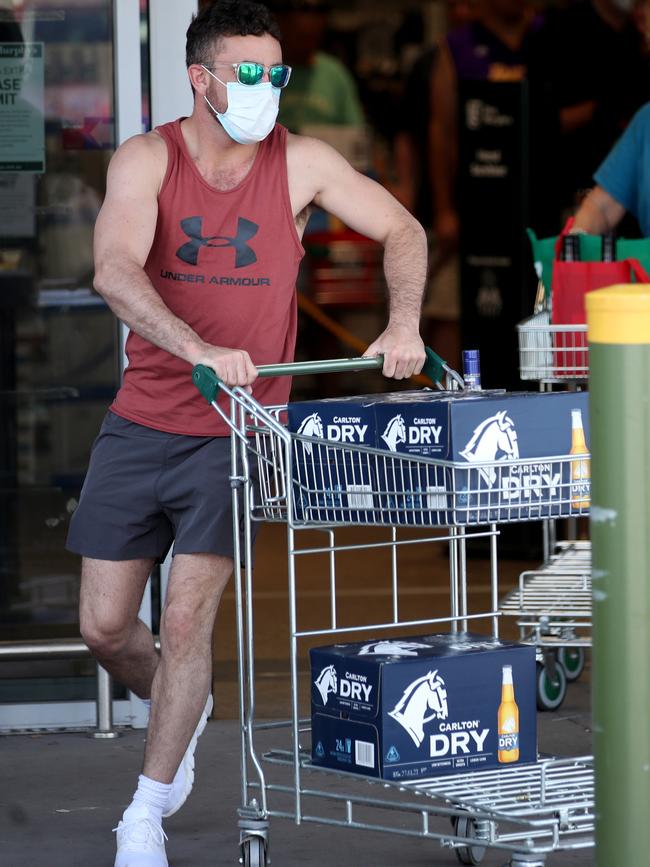 Shoppers were stocking up on refreshments across SA on Wednesday afternoon. Picture: Getty Images