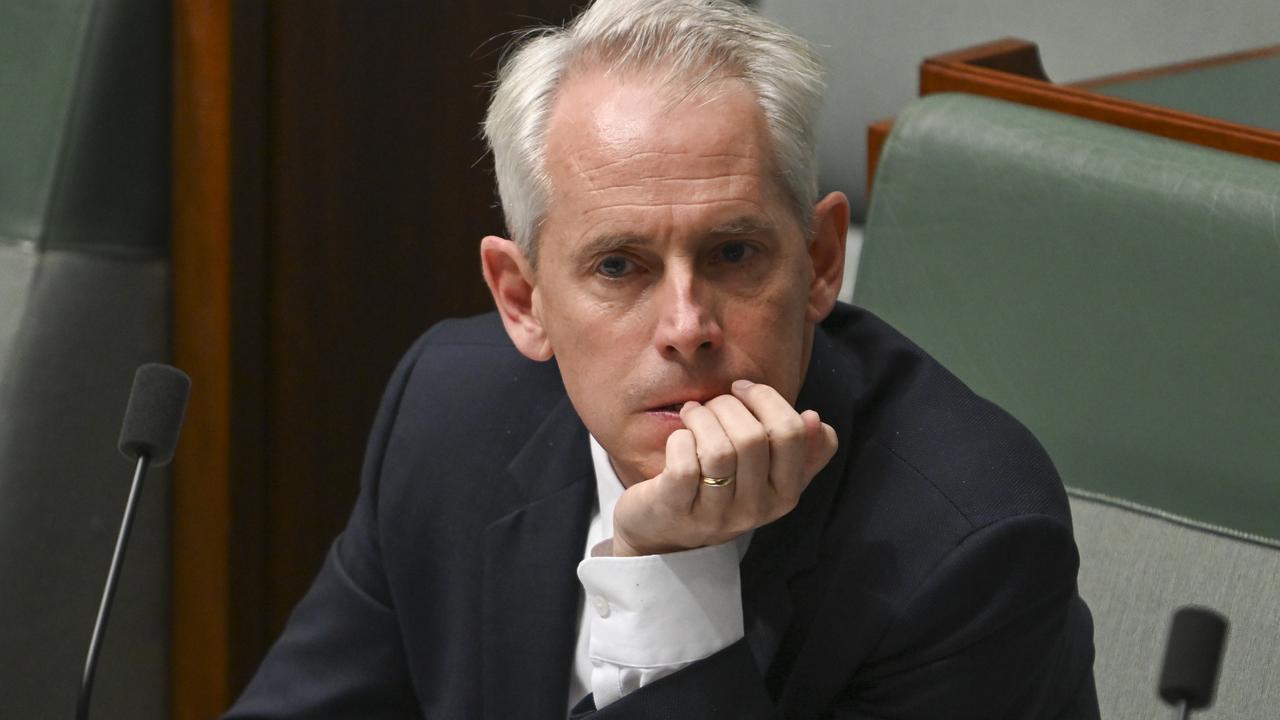 Minister for Immigration, Citizenship, Migrant Services and Multicultural Affairs Andrew Giles during Question Time. Picture: NewsWire / Martin Ollman