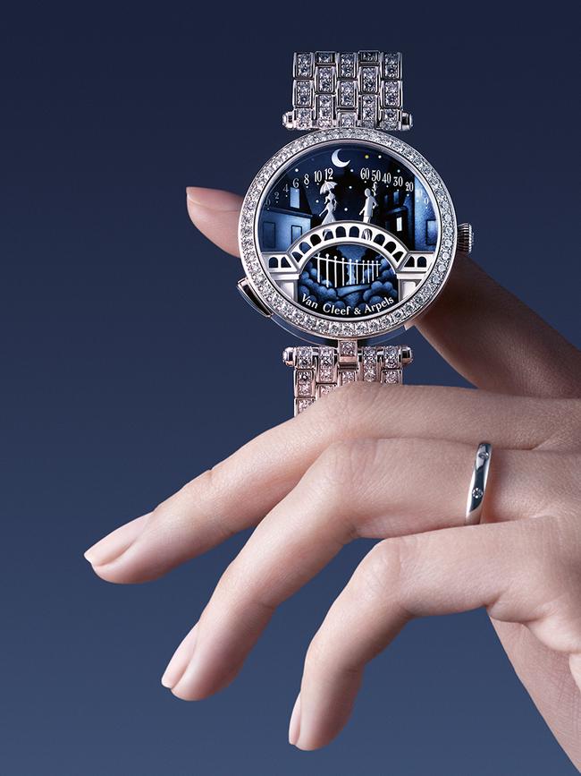 The Van Cleef &amp; Arpels Pont Des Amoureux watch.