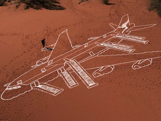 In the outback.
