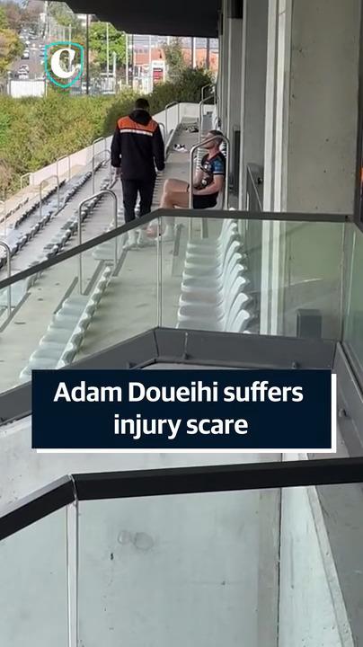 Adam Doueihi suffers injury scare