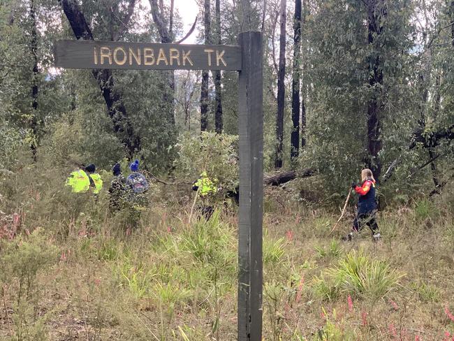 Detectives trawl Goongerah in a bid to find clues linked to missing Morwell man John Swiety.