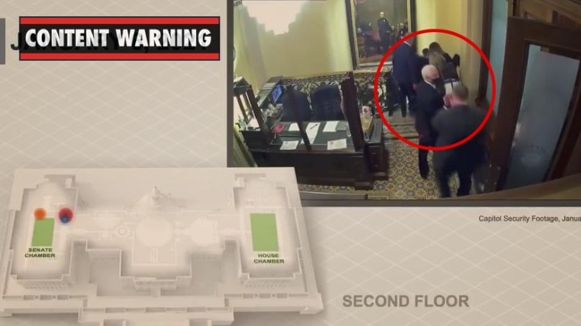 Capitol Riots: New footage shows Pence's narrow evacuation