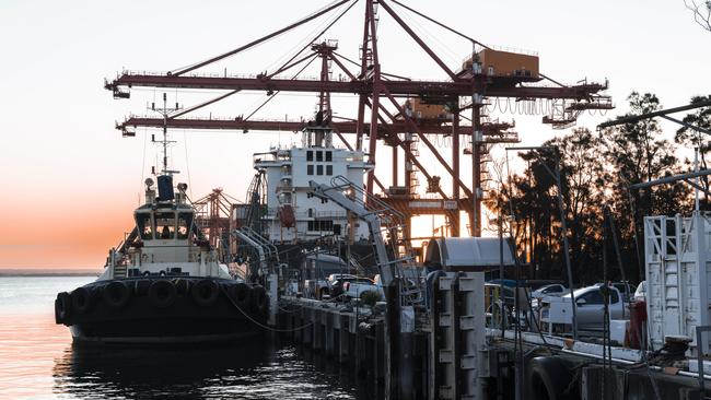 Port Botany in southern Sydney. Picture: Monique Harmer