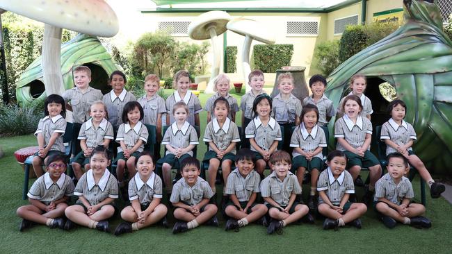 My First Year: A.B. Paterson Prep M: Back row: Elliot, Niya, Claude, Alessandria, Liam, Oisin, Elias, Marcus, Samara. Middle row: Luna, Kyrah, Olivia, Clara, Alice, Athena, Evelyn, Alexis, Sienna. Front row: Raabiya, Iris, Kaixin, Matteo, Isaac, Emilio, Norah, Leo Picture Glenn Hampson