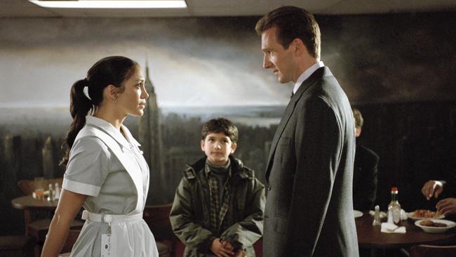 Jennifer Lopez and Ralph Fiennes in Maid in Manhattan.