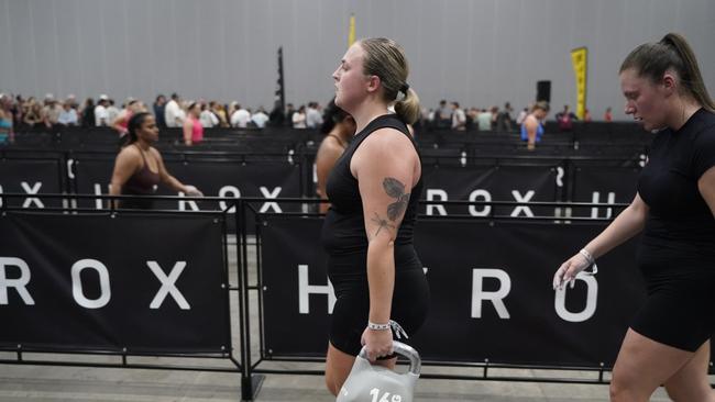 10000 athletes put their fitness to the test in a massive Hyrox competition this weekend (14-15 Dec) at Melbourne Exhibition and Convention Centre. Picture Valeriu Campan