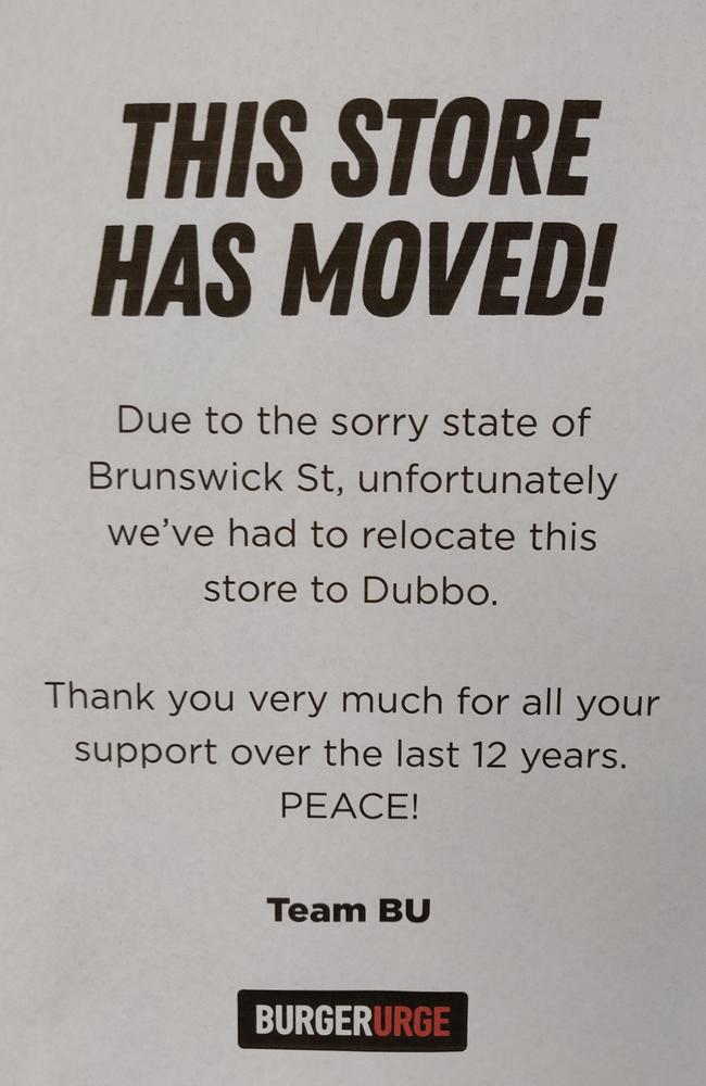 Burger Urge has abandoned their original New Farm location. Picture: Reddit