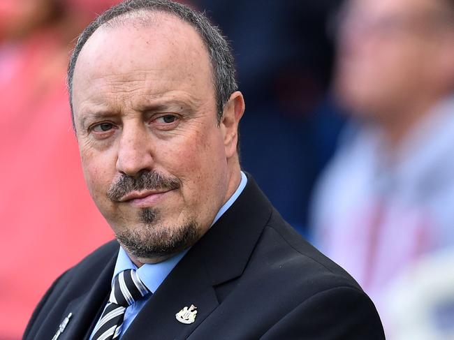 Newcastle United's Spanish manager Rafael Benitez arrives for the English Premier League football match between Brighton and Hove Albion and Newcastle United at the American Express Community Stadium in Brighton, southern England on September 24, 2017. / AFP PHOTO / Glyn KIRK / RESTRICTED TO EDITORIAL USE. No use with unauthorized audio, video, data, fixture lists, club/league logos or 'live' services. Online in-match use limited to 75 images, no video emulation. No use in betting, games or single club/league/player publications.  /