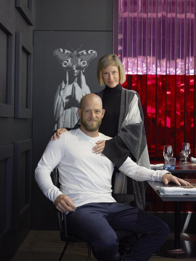 Restaurateur Kif Weber is featured with his jewellery designer wife Anna as part of the CR campaign.