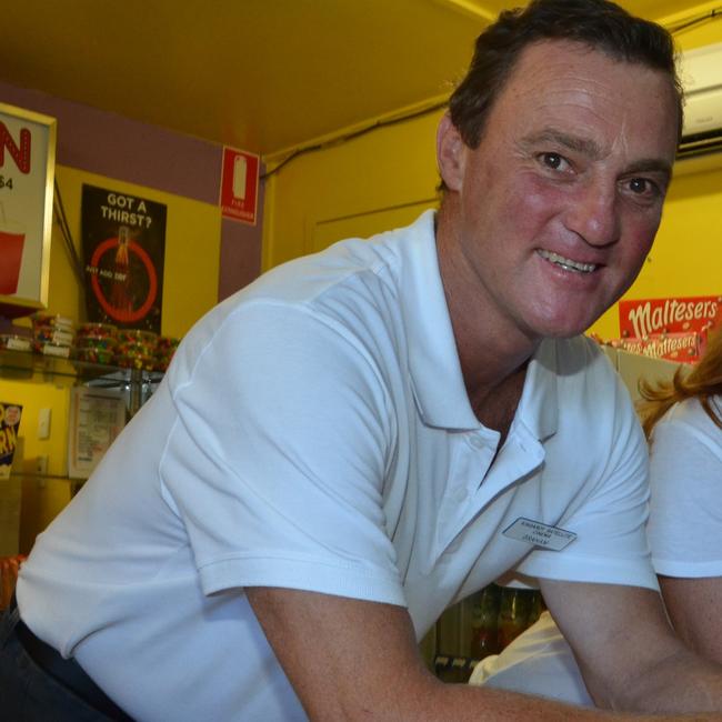 Graham Wilson took over Kingaroy Cinemas from the previous owners. Photo Barclay White / South Burnett Times