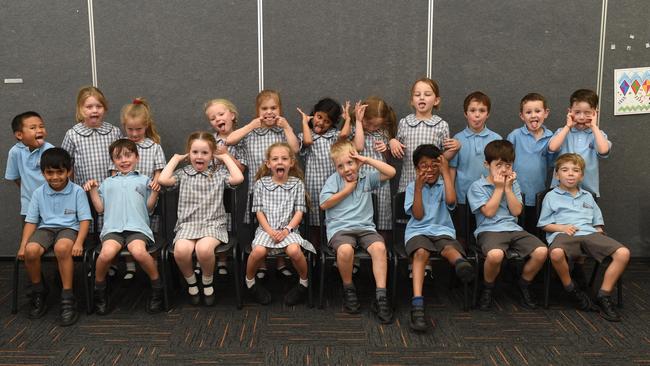 Class BG. Back Row. L/R. Leo Bacang, Liy Symes, Layla Thompson, Isla Davis, Claudia Macri, Jasmine Singh, Coco Meyer, Macy Smith, Oliver Laybourne, Hudson Martin, Alexander Medlin Front Row. L/R Aiden Antony, Everett Fanning, Evie Donohoe, Atley Dodds, Alexander Krusic-Golub, Kevin Gotur, August Foley, Noah Collins