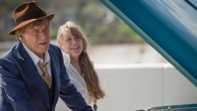 Robert Redford as "Forrest Tucker" and Sissy Spacek as "Jewel" in the film The Old Man &amp; The Gun.