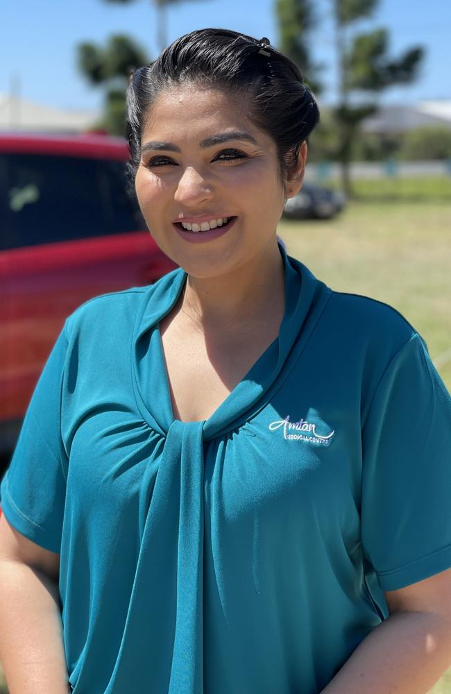 Dr Tanya Unni from Amtan Medical helped set up drive through Pfizer jab pop-up clinic at Pimpama on the Gold Coast