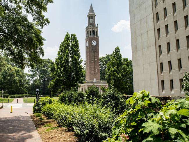 A campus area at the University of North Carolina, Chapel Hill. Picture: Eros Hoagland/Getty Images