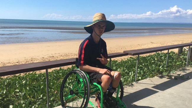 Fraser Coaster Wheelchair basketball player Henry Rider.