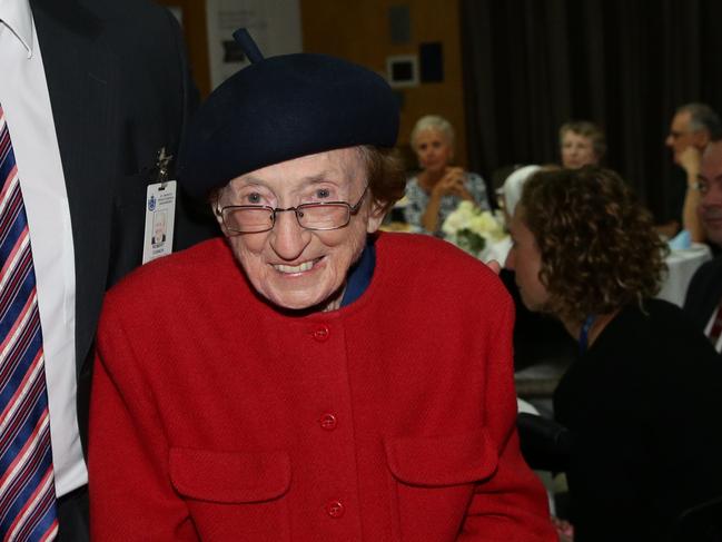 (L-R) Robert Cusack (CEO St Vincents Private Hospital) and Nan Kearins at  morning tea to celebrate 40 years since the St VincentÕs Private Hospital Ladies Committee was established.