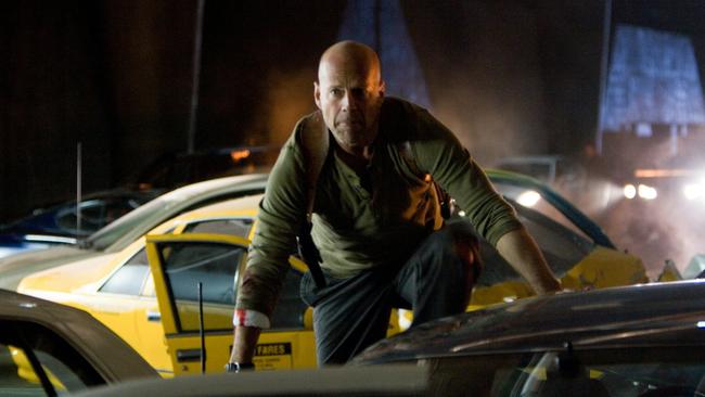 Bruce Willis in Die Hard 4.0.