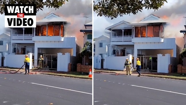 Fire engulfs Wynnum home