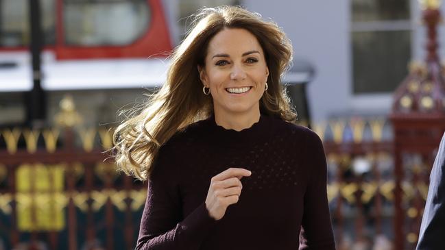 LONDON, ENGLAND - OCTOBER 09: Catherine, Duchess of Cambridge arrives at The Angela Marmont Centre For UK Biodiversity at Natural History Museum on October 9, 2019 in London, England. HRH is Patron of the Natural History Museum. (Photo by Kirsty Wigglesworth - WPA Pool/Getty Images)