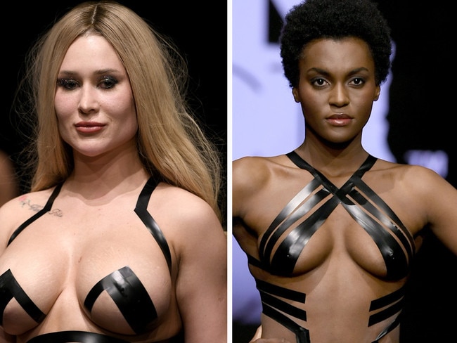 ‘Secret’ duct tape bikini runway show shocks