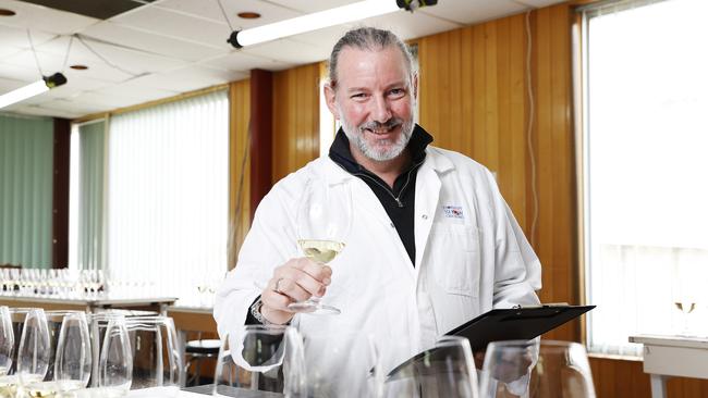 Chief judge at this year's Royal Hobart Wine Show Jeremy Dineen. Picture: Zak Simmonds