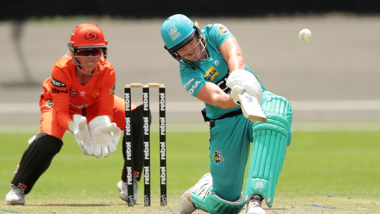 Brisbane Heat slugger Laura Kimmince has been hard to stop in the WBBL (Photo by Matt King/Getty Images)