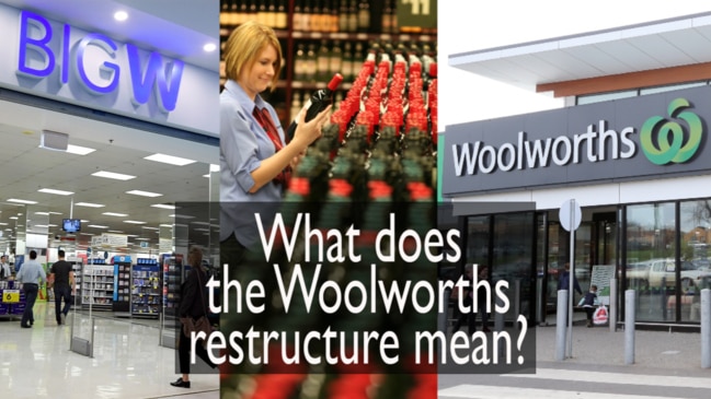 McCrann on Woolworths restructure