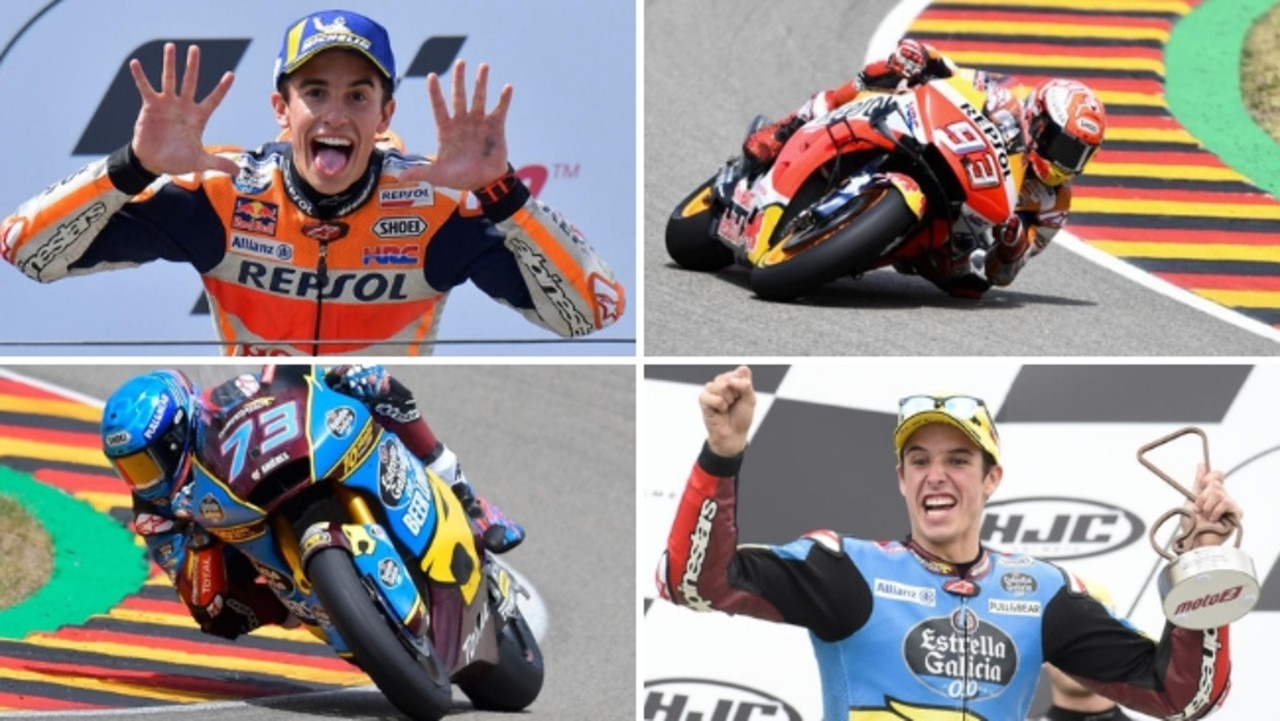 Brothers Marc and Alex Marquez have continued their MotoGP domination.