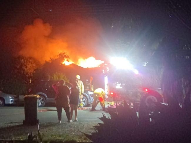 Aldinga Beach fire completely engulfs home