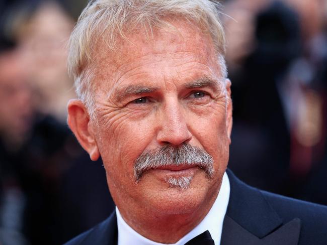 (FILES) US actor Kevin Costner arrives for the screening of the film "Horizon: An American Saga" at the 77th edition of the Cannes Film Festival in Cannes, southern France, on May 19, 2024. âI mortgaged my propertyâ: Kevin Costner has committed his own funds to âHorizon: An American sagaâ, a western which is to be made into several films, the first of which, lasting three hours, is released on July 3, 2024. (Photo by Valery HACHE / AFP)