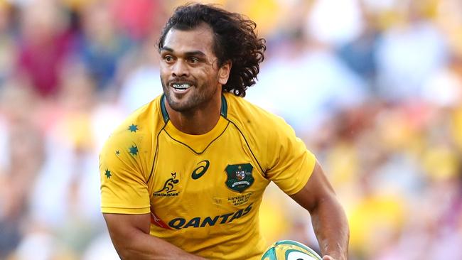 Karmichael Hunt’s impressive efforts for the Wallabies should see him earn a contract extension. Picture: Getty Images